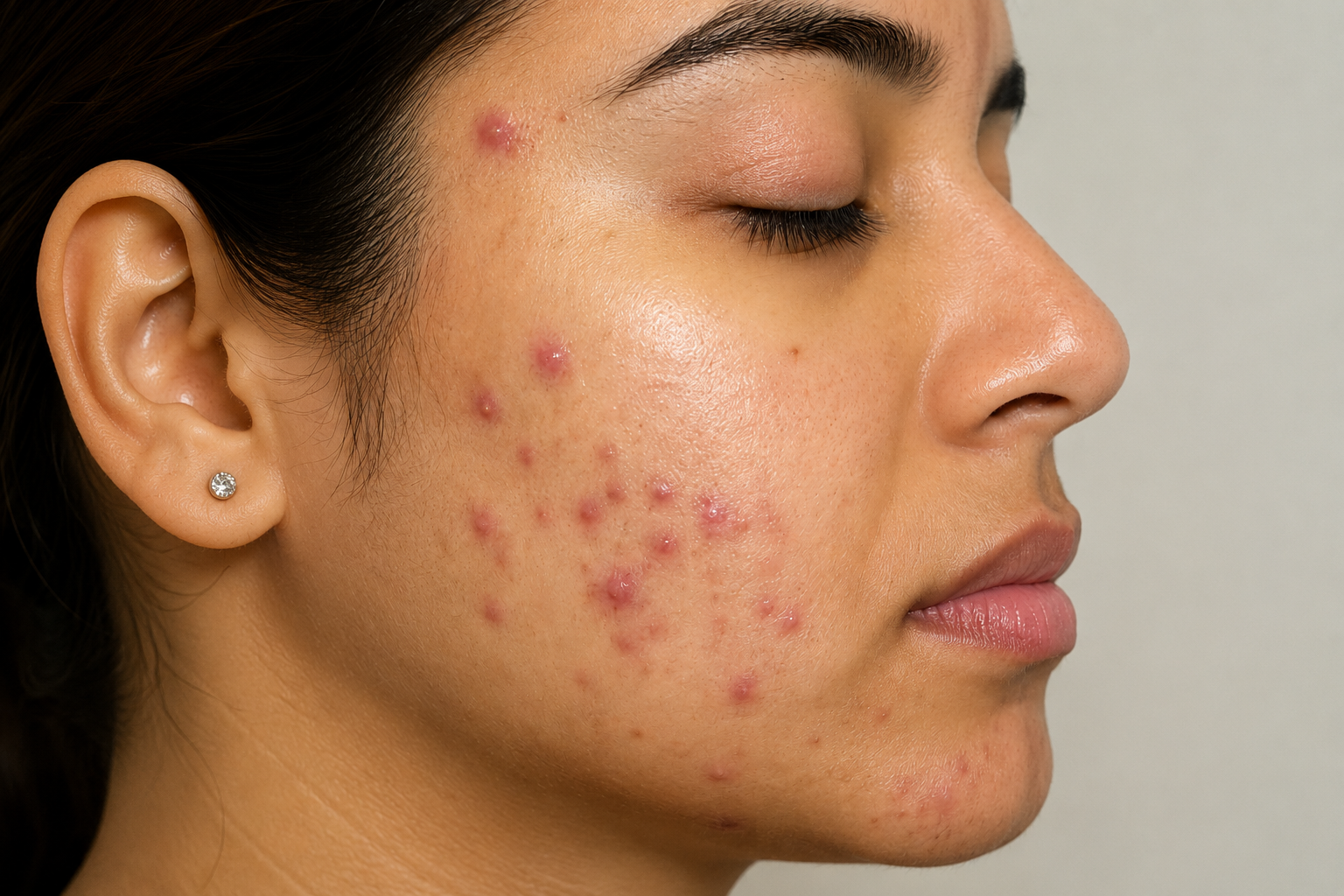 Acne Before Treatment